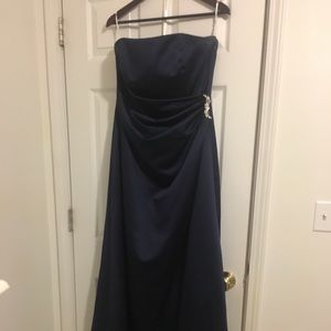 Blue prom dress